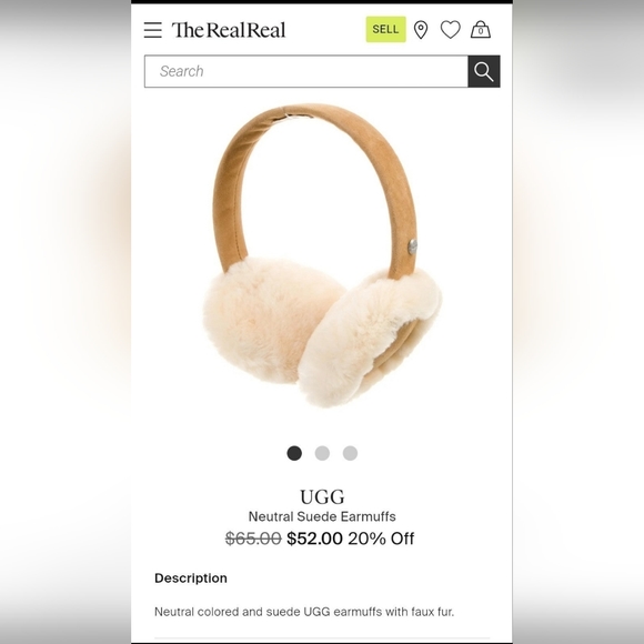 UGG Australia Mini Fluff Ankle Boots & Earmuffs - Picture 11 of 12